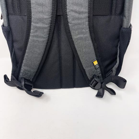 New Case Logic Laptop Backpack Charcoal Heather Gray Travel Business School - Picture 7 of 8